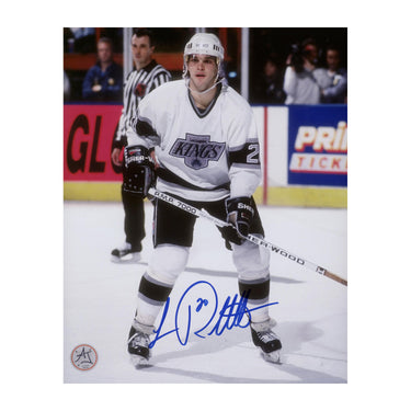 Luc Robitaille Signed Los Angeles Kings Game Action 8x10 Photo