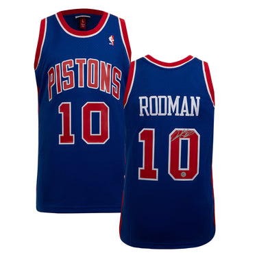 Dennis Rodman Autographed Detroit Pistons Mitchell & Ness Jersey