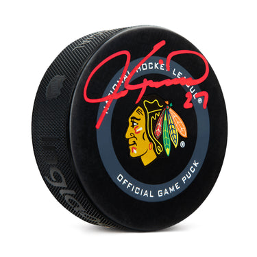 Jeremy Roenick Signed Chicago Blackhawks Official Game Puck