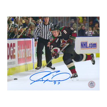 Jeremy Roenick Autographed Phoenix Coyotes Game Action 8x10 Photo