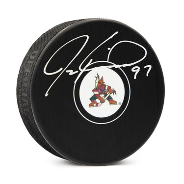 Jeremy Roenick Autographed Phoenix Coyotes Hockey Puck