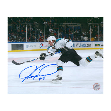 Jeremy Roenick Autographed San Jose Sharks Shooting 8x10 Photo