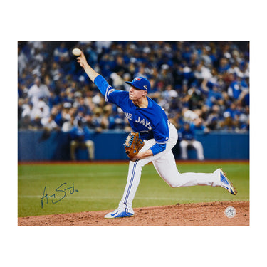 Aaron Sanchez Signed Toronto Blue Jays Pitching 16x20 Photo