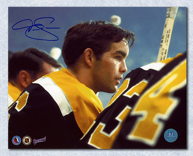 Derek Sanderson Bruins Rookie Autographed Rookie Bench 8x10 Photo