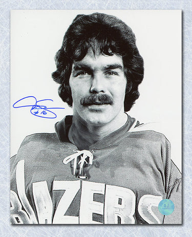 Derek Sanderson Autographed Philadelphia Blazers 8x10 Photo