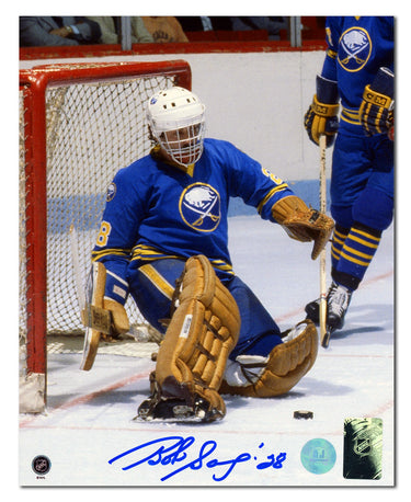 Bob Sauve Buffalo Sabres Autographed Vezina Goalie 8x10 Photo