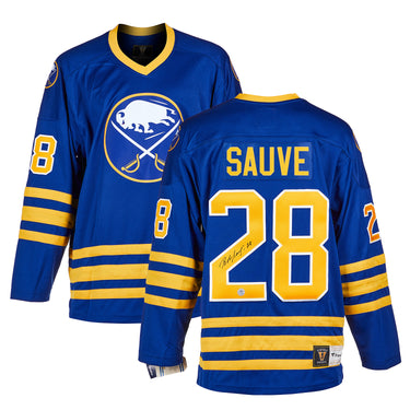 Bob Sauve Signed Buffalo Sabres Throwback Breakaway Jersey