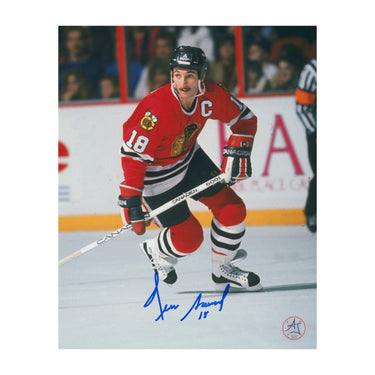 Denis Savard Signed Chicago Blackhawks Legend 8x10 Photo