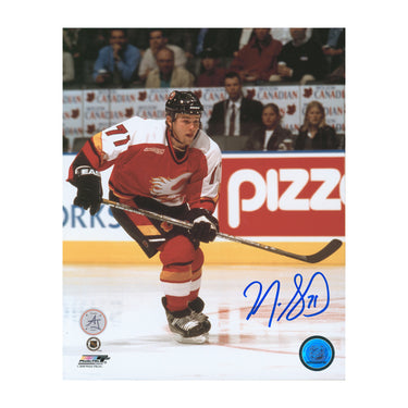 Marc Savard Autographed Calgary Flames Rookie 8x10 Photo