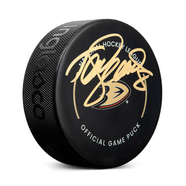 Teemu Selanne Autographed Anaheim Ducks Official Game Puck