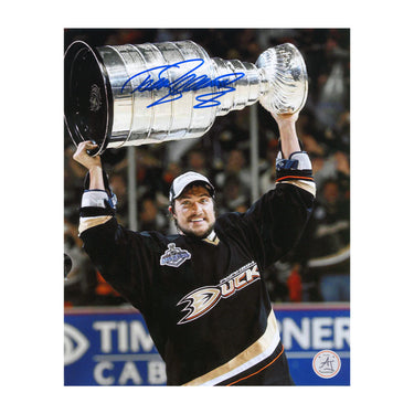 Teemu Selanne Signed Anaheim Ducks 2007 Stanley Cup 8x10 Photo