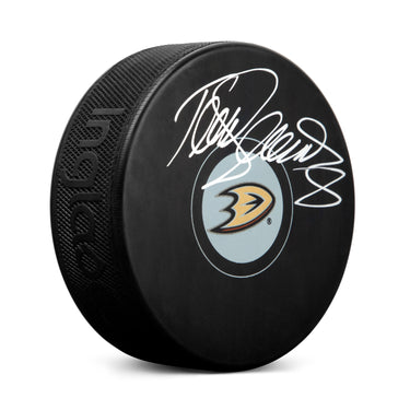 Teemu Selanne Autographed Anaheim Ducks Hockey Puck