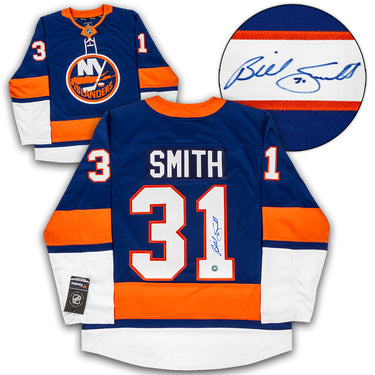 Billy Smith Autographed New York Islanders Fanatics Breakaway Jersey