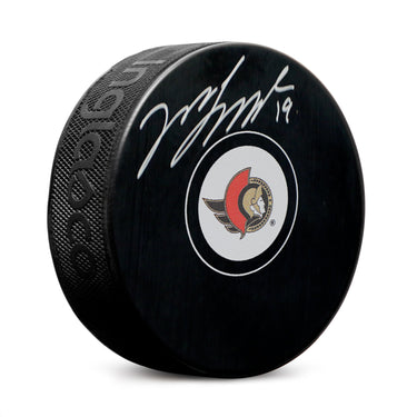 Jason Spezza Autographed Ottawa Senators Classic Logo Puck