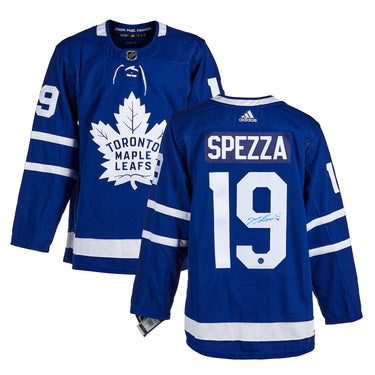 Jason Spezza Autographed Toronto Maple Leafs Blue adidas Jersey