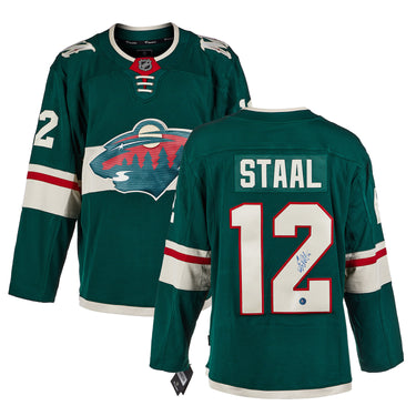 Eric Staal Autographed Minnesota Wild Fanatics Breakaway Jersey