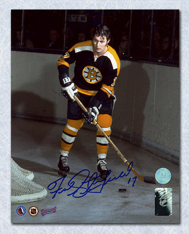 Fred Stanfield Autographed Boston Bruins 8x10 Photo