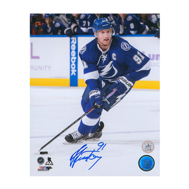 Steven Stamkos Signed Tampa Bay Lightning Game Action 8x10 Photo