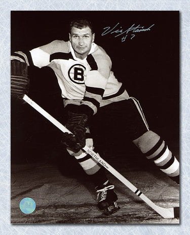 Vic Stasiuk Autographed Boston Bruins 8x10 Photo