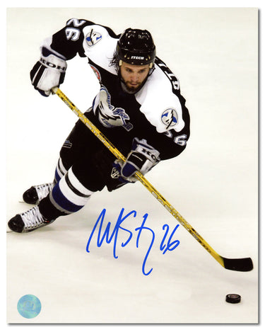 Martin St Louis Autographed Tampa Bay Lightning 8x10 Photo