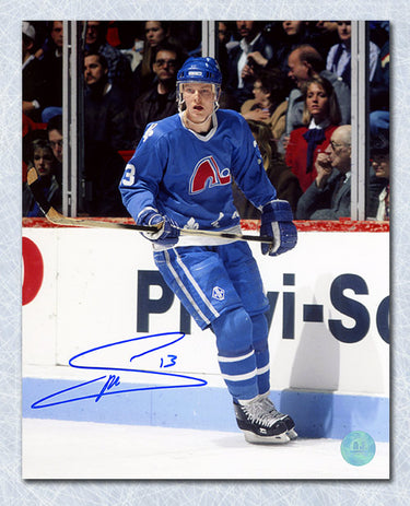 Mats Sundin Autographed Quebec Nordiques Rookie 8x10 Photo