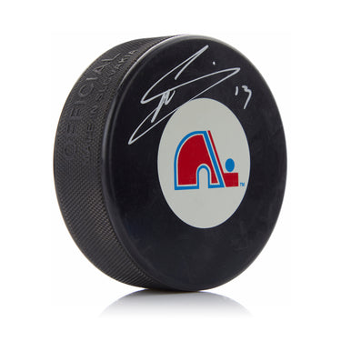 Mats Sundin Autographed Quebec Nordiques Hockey Puck