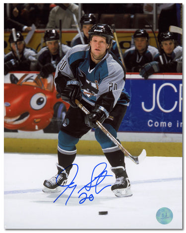 Gary Suter Autographed San Jose Sharks 8x10 Photo