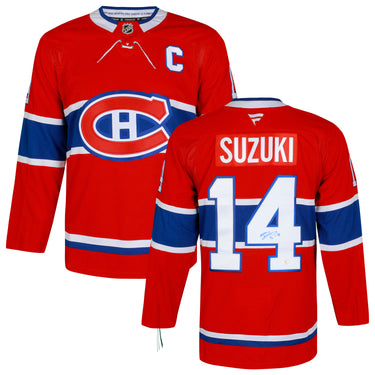 Nick Suzuki Autographed Montreal Canadiens Fanatics Premium Jersey