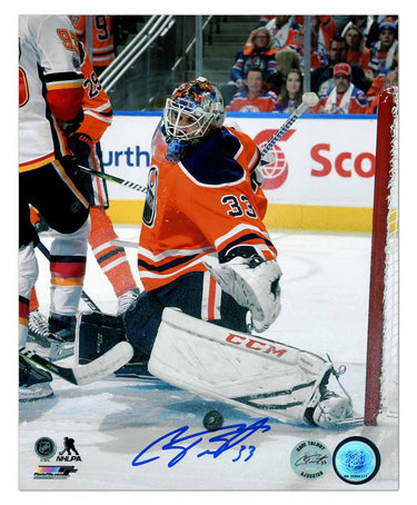 Cam Talbot Autographed Edmonton Oilers 8x10 Photo