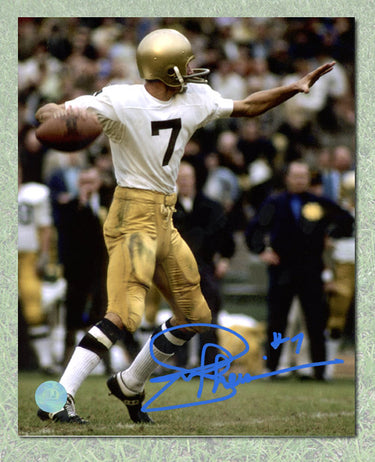 Joe Theismann Autographed Notre Dame Fighting Irish 8x10 Photo