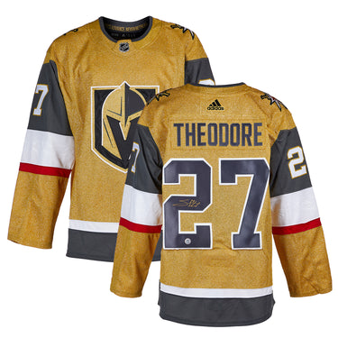 Shea Theodore Signed Vegas Golden Knights adidas Jersey