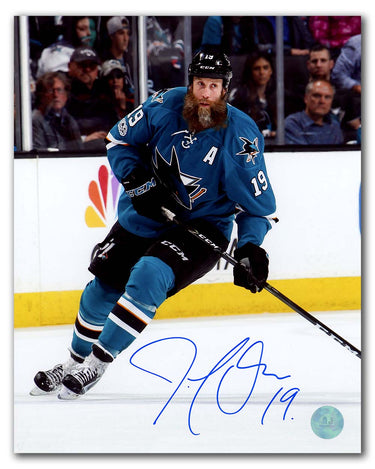 Joe Thornton Signed San Jose Sharks Game Action 8x10 Photo