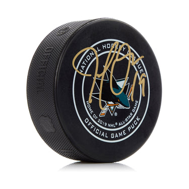 Joe Thornton San Jose Sharks Signed All-Star Season Official Game Puck