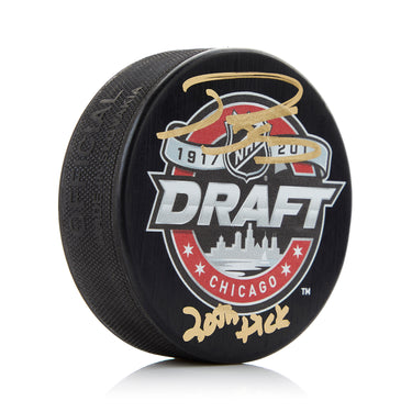 Robert Thomas Signed 2017 NHL Entry Draft Puck with Note