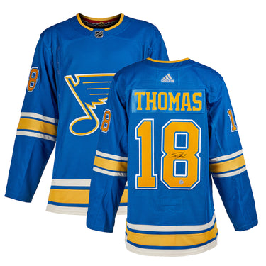 Robert Thomas Signed St Louis Blues adidas Jersey