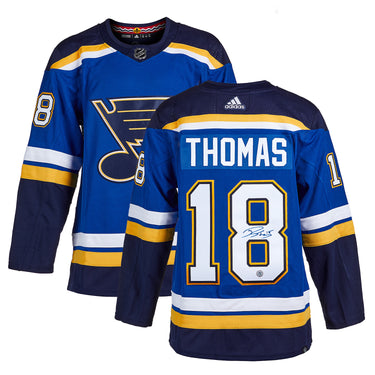 Robert Thomas Autographed St Louis Blues adidas Jersey