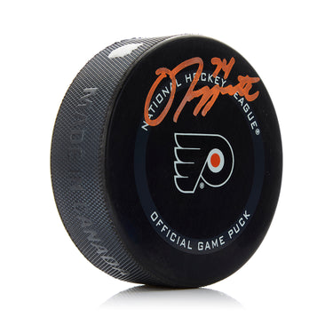 Owen Tippett Autographed Philadelphia Flyers Official Game Puck