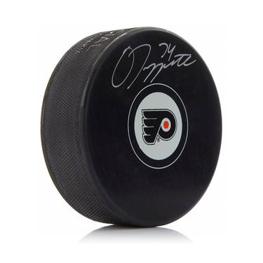 Owen Tippett Autographed Philadelphia Flyers Hockey Puck