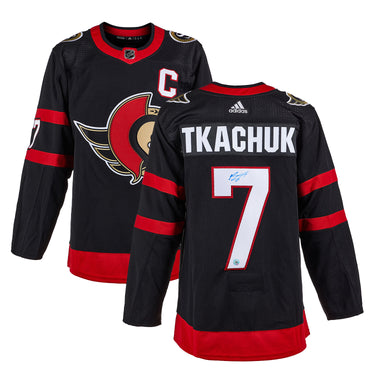 Brady Tkachuk Autographed Ottawa Senators adidas Jersey