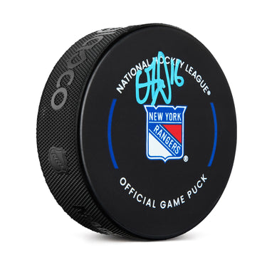 Vincent Trocheck Signed New York Rangers Official Game Puck