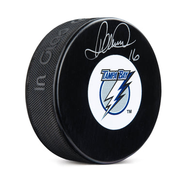 Darcy Tucker Autographed Tampa Bay Lightning Retro Logo Puck