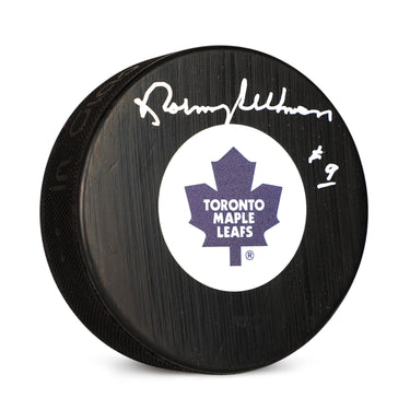 Norm Ullman Autographed Toronto Maple Leafs Hockey Puck