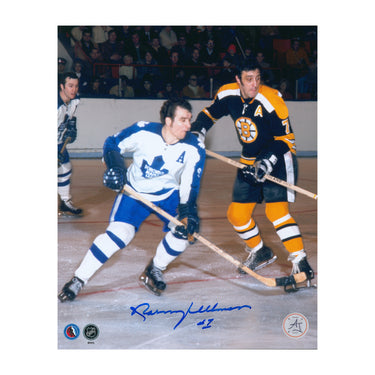 Norm Ullman Autographed Toronto Maple Leafs Game Action 8x10 Photo