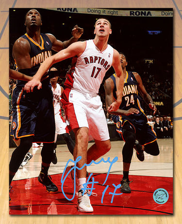 Jonas Valanciunas Signed Toronto Raptors First NBA Game 8x10 Photo