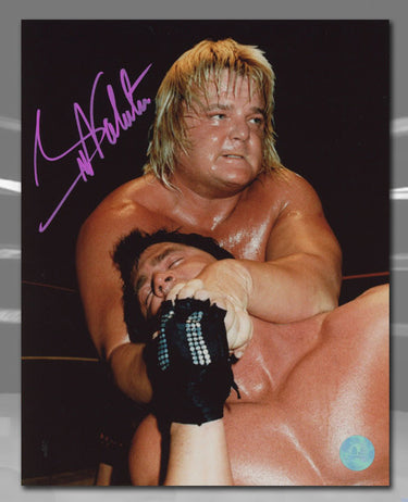 Greg Valentine Autographed Wrestling 8x10 Photo