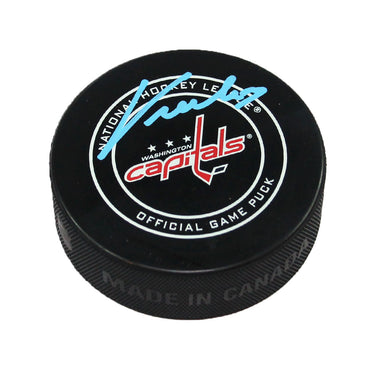 Jakub Vrana Washington Capitals Autographed Official Game Puck