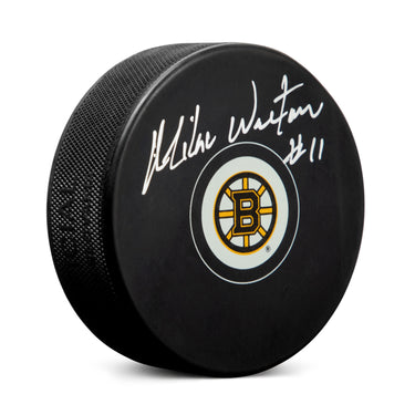 Mike Walton Autographed Boston Bruins Hockey Puck