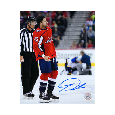 Tom Wilson Autographed Washington Capitals Fight Champ 8x10 Photo