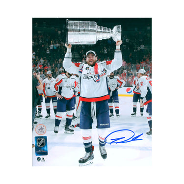 Tom Wilson Signed Washington Capitals 2018 Stanley Cup 8x10 Photo