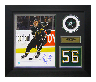 Sergei Zubov Dallas Stars Signed Franchise Jersey Number 20x24 Frame